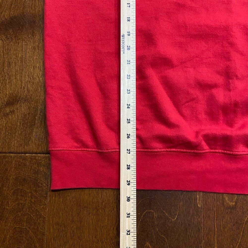 Starter Vintage 90s NCAA Ohio State Football Crewneck Sweatshirt Red Men's XL - Picture 9 of 9